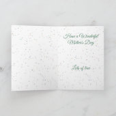 Stepmom Flowers & Hearts voor Moederdag Kaart (Binnen)