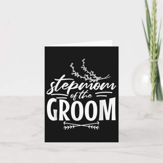 Stepmom van de bruidegom Bruid verloofde liefde C Kaart (Voorkant)