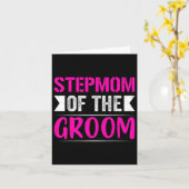 Stepmom van de bruidegom geschenken moeder bruid b kaart (Gele Bloem)