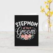 Stepmom van de bruidegom geschenken moeder bruid b kaart (Gele Bloem)