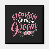 Stepmom van de bruidegom geschenken moeder bruid b magneet (Voorkant)