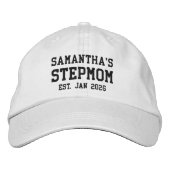 Stepmom's Custom Embroidered Hat Geborduurde Pet (Voorkant)