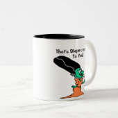 Stepmonster Coffee-Mok Tweekleurige Koffiemok (Voorkant rechts)