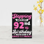 Stepng Into My 92nd Birthday With Gods Grace And M Kaart (Gele Bloem)
