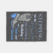 Stepng Into My December Birthday With Denim And Di Fleece Deken (Voorkant (Horizontaal))