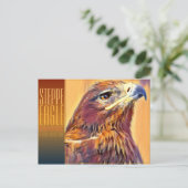 Steppe Eagle [Briefkaart] Briefkaart (Staand voorkant)