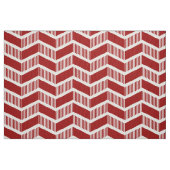 Stepped Chevrons - Ruby Red Stof (Fat Quarter)