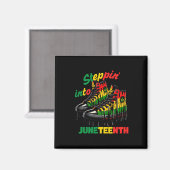 Steppin' Into Juneteenth Magneet (Voorkant / Achterkant)