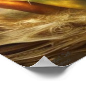 Steppin' Out AI Fantasie Digitale Kunst Print Tijg (Hoek)