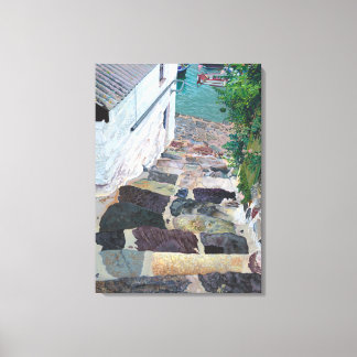 'Stepping Down', van een schilderij van Gordon Ash Canvas Afdruk