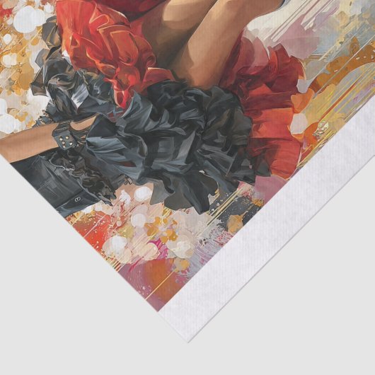 Stepping Into My Purpose10 Tissuepapier (Detail)