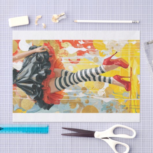 Stepping Into My Purpose1  Tissuepapier (Craft)