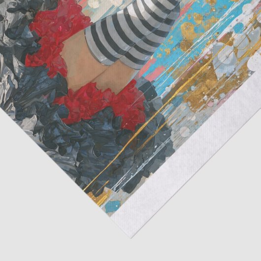 Stepping Into My Purpose4 Tissuepapier (Detail)