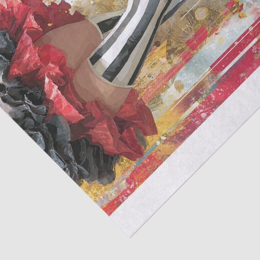 Stepping Into My Purpose5 Tissuepapier (Detail)