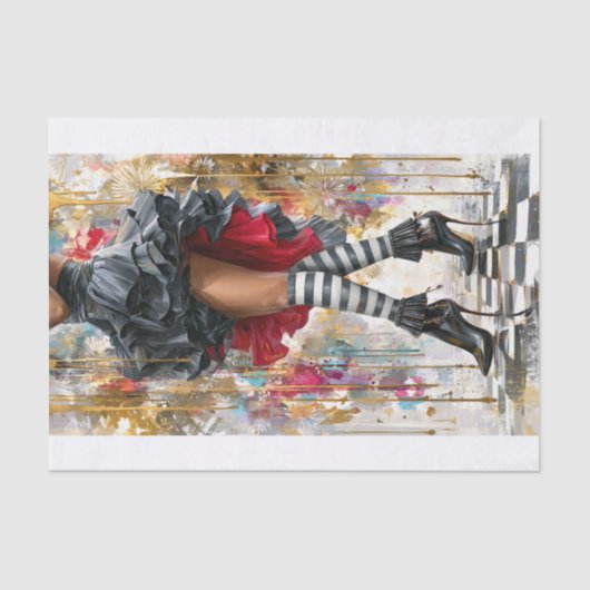 Stepping Into My Purpose7 Tissuepapier (Voorkant)