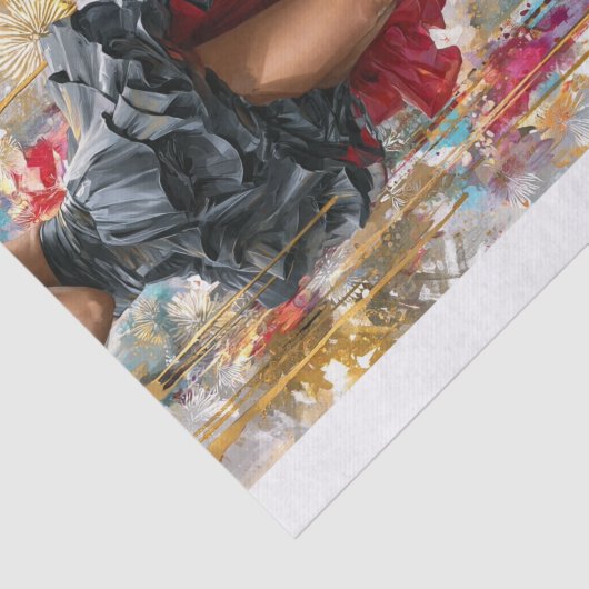 Stepping Into My Purpose7 Tissuepapier (Detail)