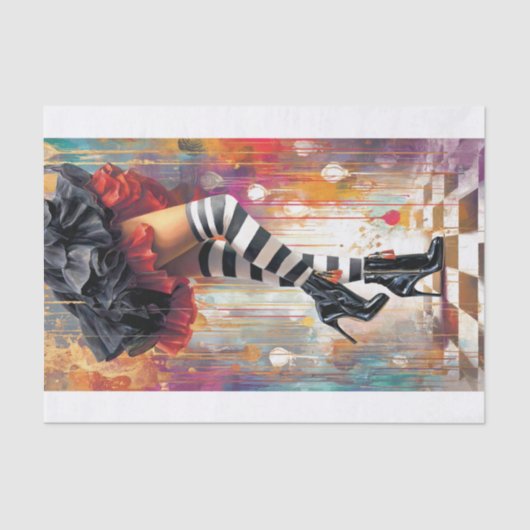 Stepping Into My Purpose8 Tissuepapier (Voorkant)