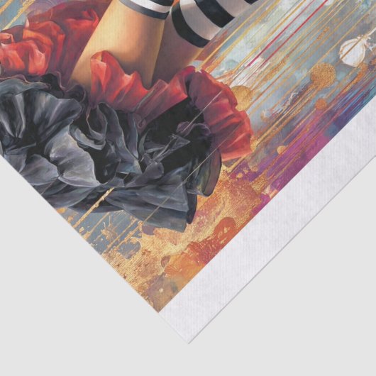 Stepping Into My Purpose8 Tissuepapier (Detail)