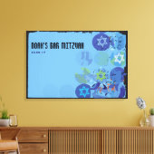 STEPPING STONES Bar Mitzvah Mitzvah Inlogbord Canvas Afdruk (Insitu (Woonkamer))