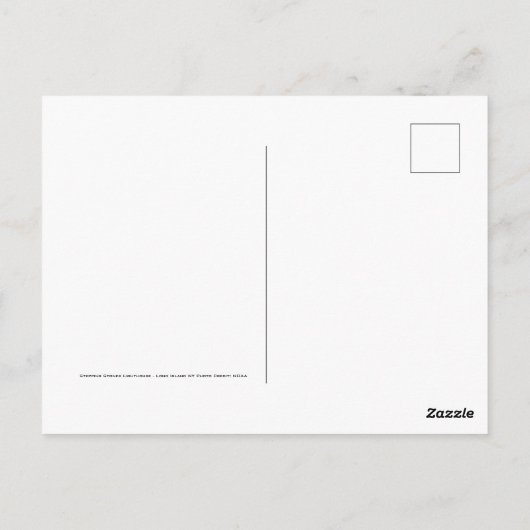 Stepping Stones Lighthouse - Long Island NY Briefkaart (Achterkant)