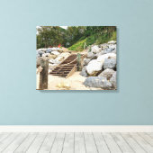 Steps of Renewal Canvas Afdruk (Insitu (Houten vloer))