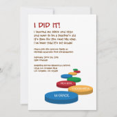 Stepstenen voorschool/Kindergarten Afstuderen Kaart (Voorkant)