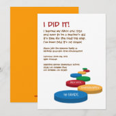 Stepstenen voorschool/Kindergarten Afstuderen Kaart (Voorkant / Achterkant)