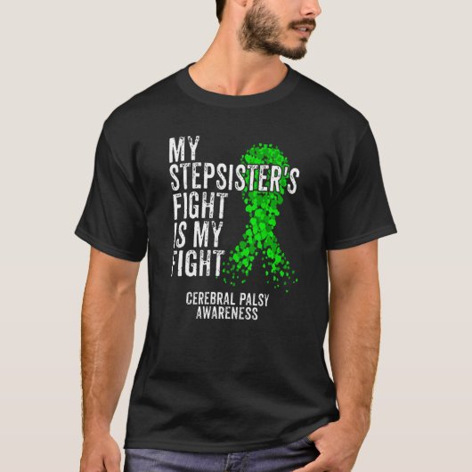Stepzus vecht tegen mijn gevecht tegen Cerebral Pa T-shirt (Voorkant)