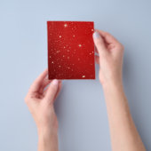 ster-474864 sterren rood wit sneeuw ACHTERGRONDEN Flyer (Hand)