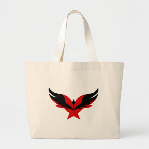 Ster Adelaar Vogel voor Prestatie en Vrijheid Grote Tote Bag