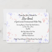 Ster Afstudeerder Filmstrip Foto Aankondiging/Kaar Kaart (Achterkant)