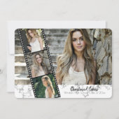 Ster Afstudeerder Filmstrip Foto Aankondiging/Kaar Kaart (Voorkant)