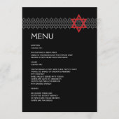 Ster/BBT Mitzvah Menu (Voorkant)