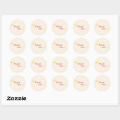 Ster Bedankt Stickers (Vel)