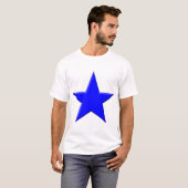 Ster - blauw t-shirt (Voorkant volledig)