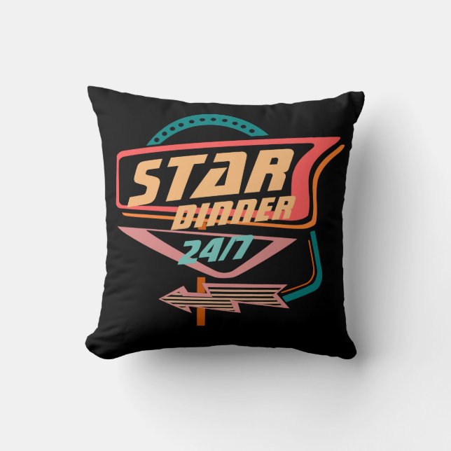  Ster-bord voor het avondeten Kussen (Voorkant)