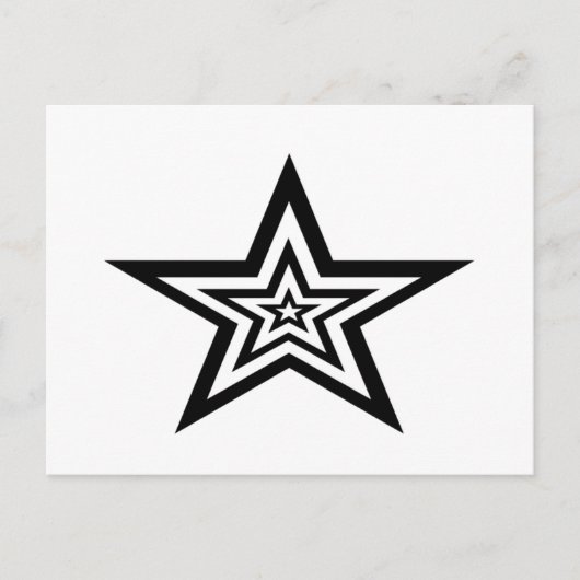 Ster Briefkaart (Voorkant)