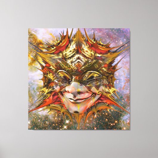 Ster Clown Canvas Afdruk (Voorkant)