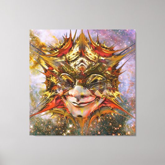 Ster Clown Canvas Afdruk (Voorkant)