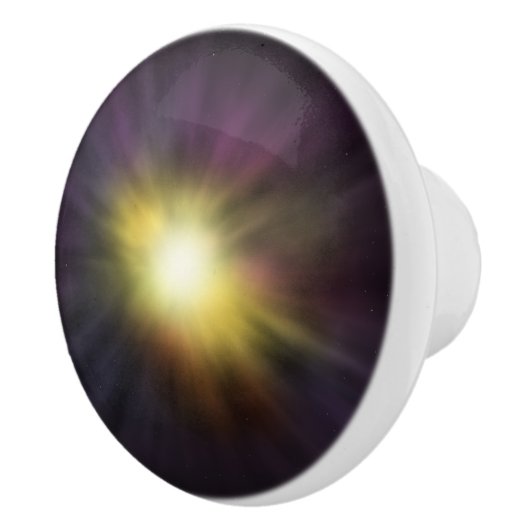Ster Cool Digital Space Artwork exploiteren Keramische Knop (Rechts)