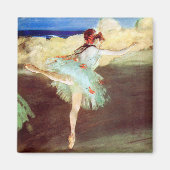 Ster: Dancer op punt door Degas Magneet (Voorkant)