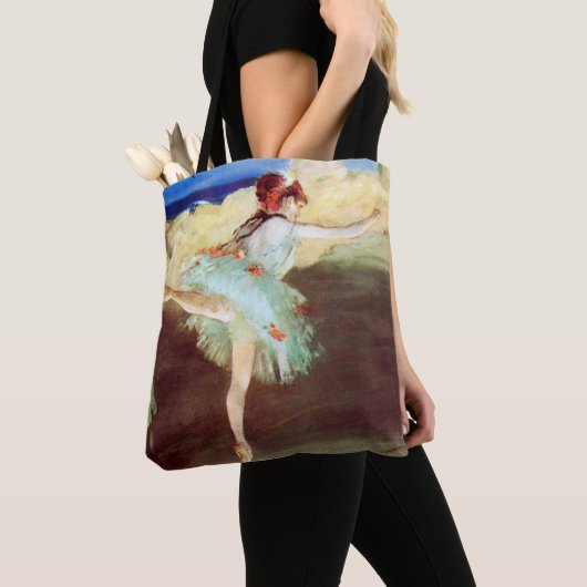 Ster: Dancer op punt door Degas Tote Bag (Dichtbij)