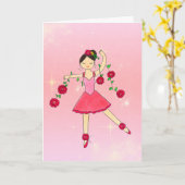 Ster Dancer Vouwkaart Kaart (Gele Bloem)