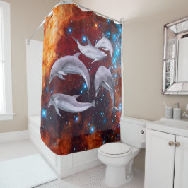 Ster Dolfijnen Douchegordijn