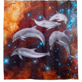 Ster Dolfijnen Douchegordijn (Voorkant)