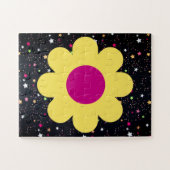 Ster en bloem jong kind puzzel legpuzzel (Horizontaal)