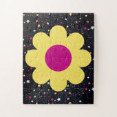 Ster en bloem jong kind puzzel legpuzzel (Verticaal)