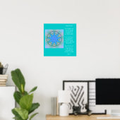 Ster en maan 2 poster (Thuiskantoor)