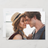 Ster en Maan Hemels Bewaar de Datum met Foto Save The Date (Achterkant)