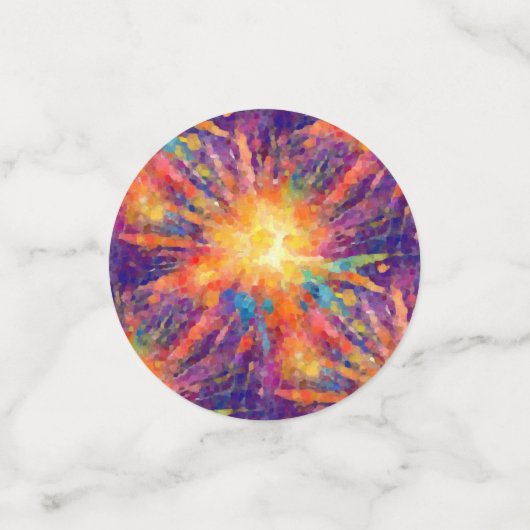 Ster exploderen confetti (Kleine voorkant)